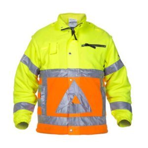 Hydrowear FLORENCE Fleecejack Verkeersregelaar oranje/geel